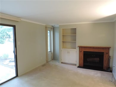 Living room/Fireplace and built-ins are great feat