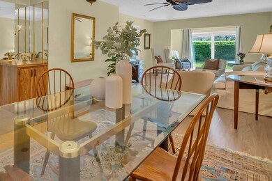 Large open plan with a lush green view~