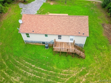 View from above of property