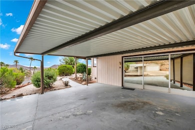 View of patio / terrace featuring an outdoor struc
