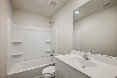Secondary Bathroom comes with a shower and tub combo