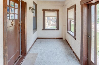 Enclosed front porch