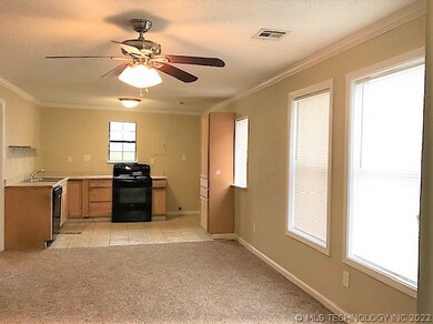 Dining room looking into the kitchen