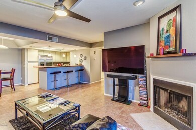 Living Room into Kitchen