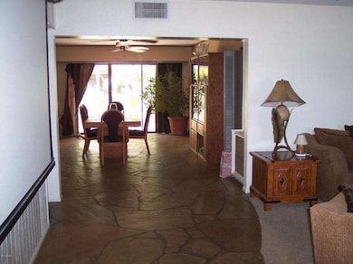 Entry looking into dining room