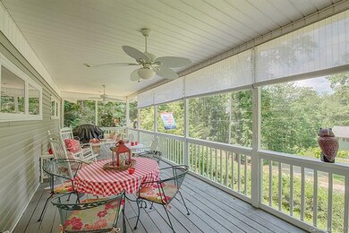 Covered Porch for morning coffee