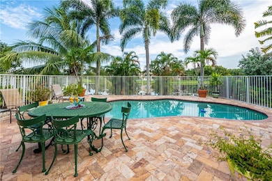 Family and master lead to this stunning pool,patio