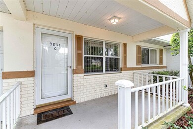 Front porch perfect for sipping morning coffee