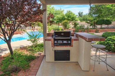 Backyard Built-in BBQ