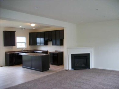 Interior Space/Layout. Gas Vented Fireplace in Gre