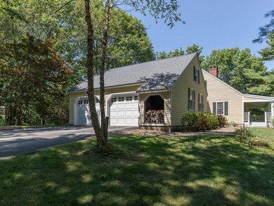The oversized garage also has room...