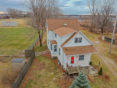 House From Street - From Above