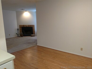 Looking from the kitchen toward the living room