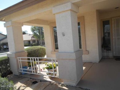 Partial view of front patio