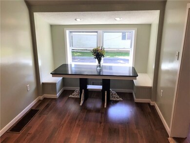 Dining Room with window seats