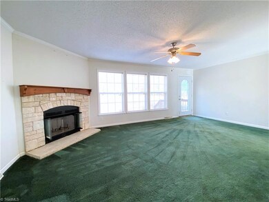 Enter in spacious living room