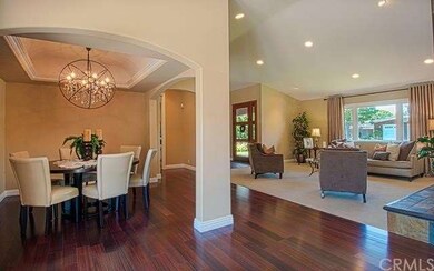 Dining room and living room