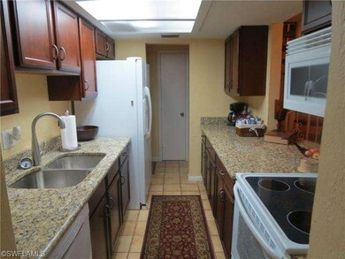 Granite counters and new cabinets in the kitchen. 