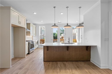 Accent lights are just the start of the accents that make this home pop