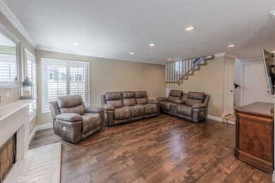 Living room, front door to Right