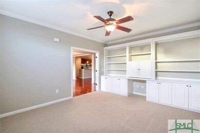Formal Office ~ French Doors ~ Custom Built Ins ~ 