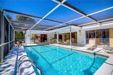 Large screened-in lanai and pool