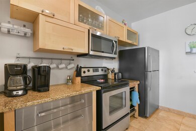There is plenty of storage and countertop space fo