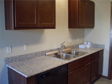 Granite counter tops in kitchen