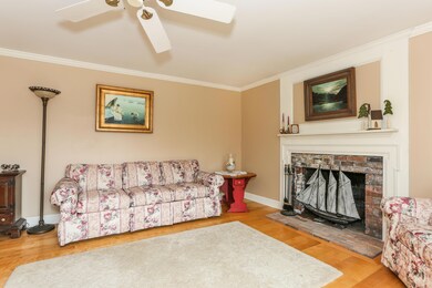 Wood Burning Fireplace LR