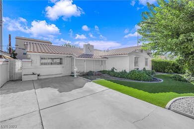Extended driveway and easy to maintain front yard