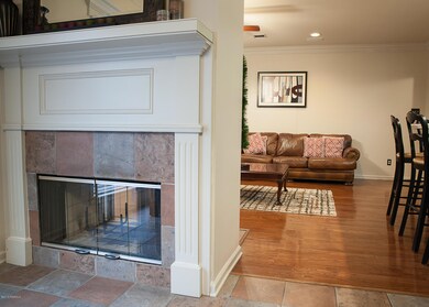 Double sided fireplace