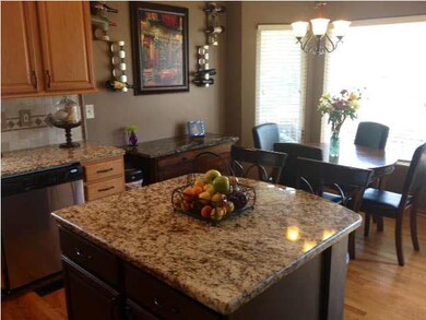 Enormous, Gigantic, Huge Kitchen with Granite Isla
