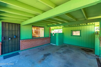 Carport and front entry
