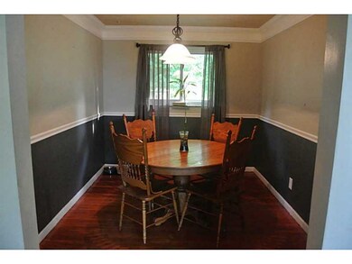 Dining Room. Beautiful hardwood floors, crown mold