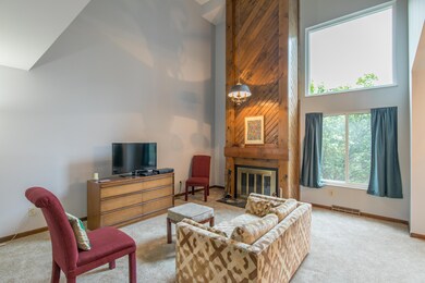 Great room with Vaulted ceiling