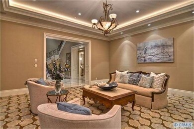 Living room with custom....