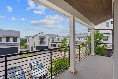 Balcony featuring a residential view