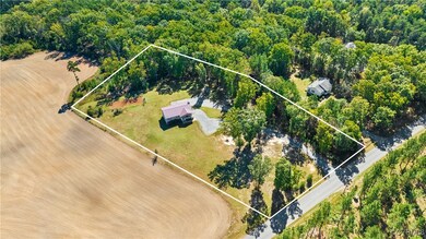 Property boarders a farm