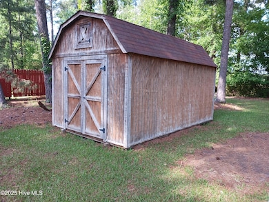 Wooden barn shed