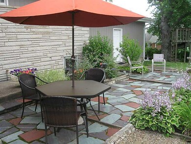 Exterior Back. Rear Patio
