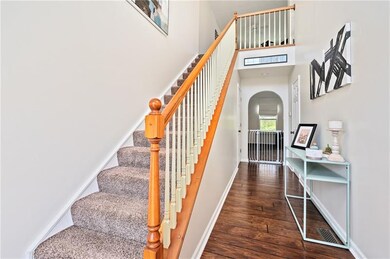 Spacious, naturally lighted entry way
