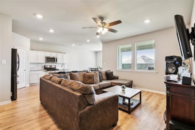 Kitchen and living room
