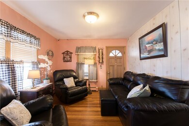 Comfy living room on the first floor.