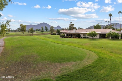 Mountain, golf course views from patio