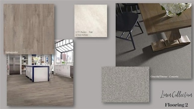 A Cool tone Ambassador flooring has been selected for this home.