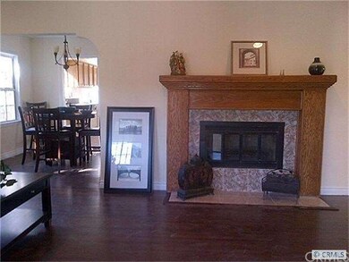 Cozy fireplace