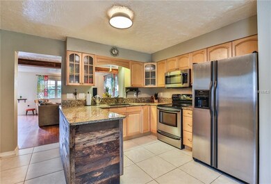 Updated Kitchen overlooking living room