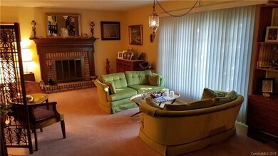 Living Room With Fireplace