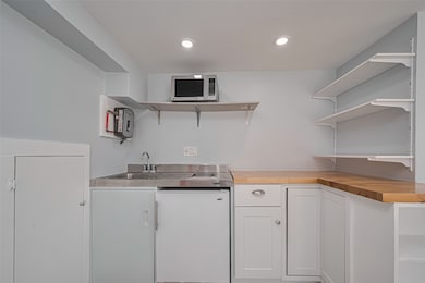 View of kitchenette area.