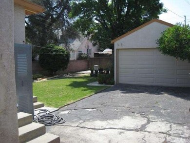 Back Yard View and Garage